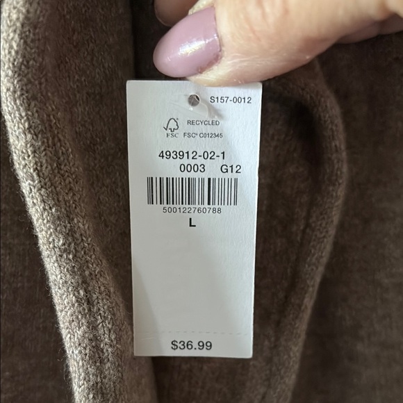 Old Navy Brown Cardigan Sweater Large - Picture 3 of 3